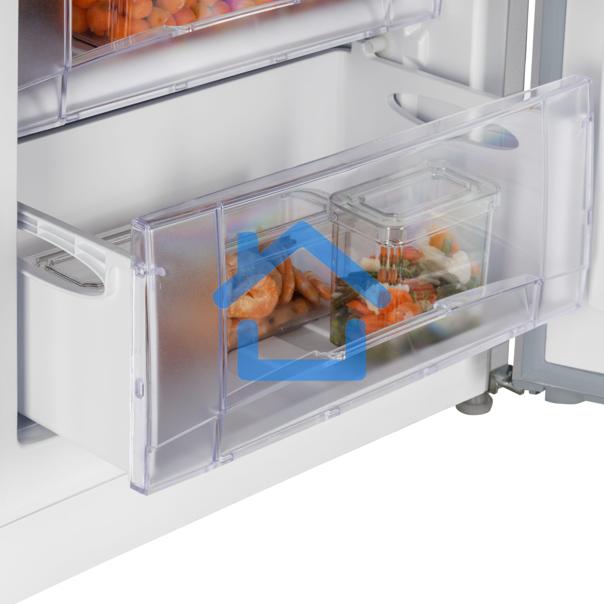 Морозилка Nordfrost DF 261 SAP, серебристый, 139л, 3 ящика