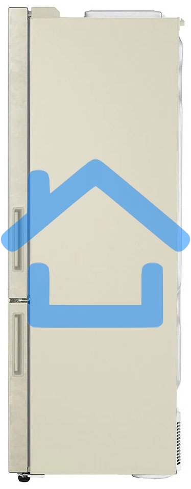 Холодильник LG GC-B569PECM бежевый глянц. двухкамерный инвертер 329/122л морозилка снизу, No Frost