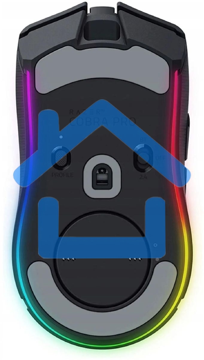 Мышь беспроводная/проводная Razer Cobra Pro черный, 30000 dpi, радиоканал, Bluetooth, USB, кнопки - 8