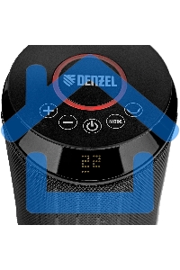 Тепловентилятор керамический Denzel DTFC-2000X, 1000/2000 Вт, 20 м2, 3 режима, пульт, Wi-Fi, термостат