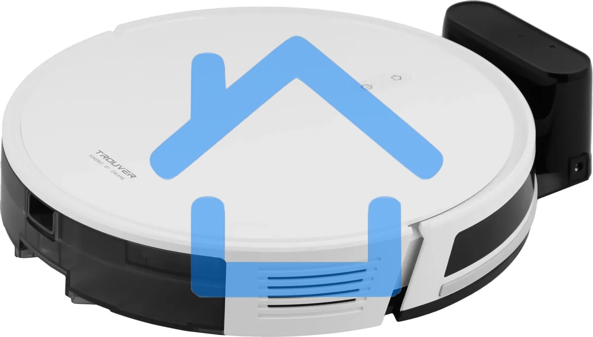 Робот-пылесос Dreame Trouver E10 белый, 2600 мAч Li-Ion, уборка сухая/влажная, пылесборник контейнер 0.33 л