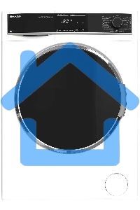 Стиральная машина Sharp ES612RW белый, загрузка фронтальная 6 кг, 1200 об/мин., класс: A+++