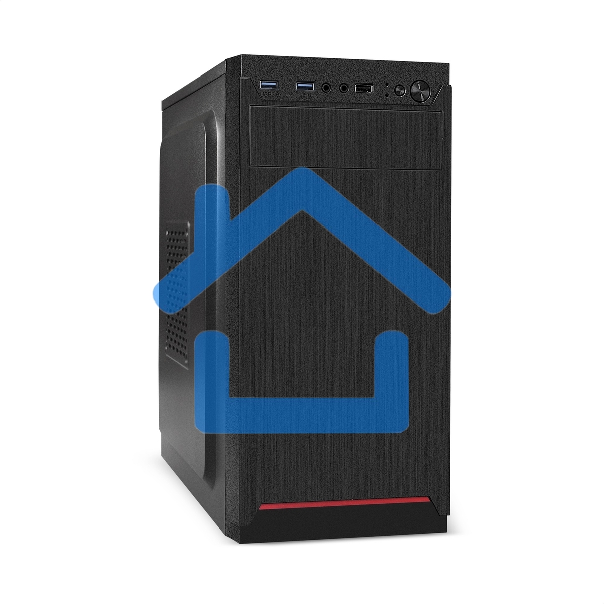 Компьютерный корпус Minitower ExeGate BAA-114U2-AA500 (mATX, БП AA500 с вент. 8см, 1*USB+2*USB 3.0, аудио, черный)