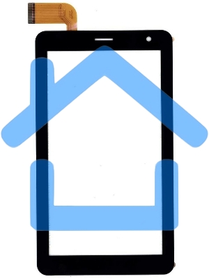 Сенсорное стекло (тачскрин) для Digma Optima 7 A101 3G, черное