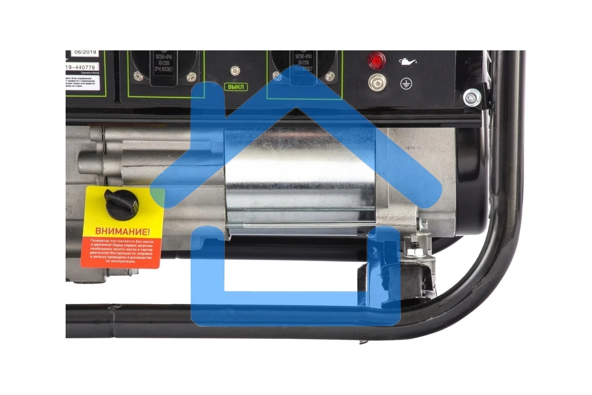 Электрогенератор бензиновый СИБРТЕХ БС-3500, 3.2 кВт, 95 дБ, 38.8