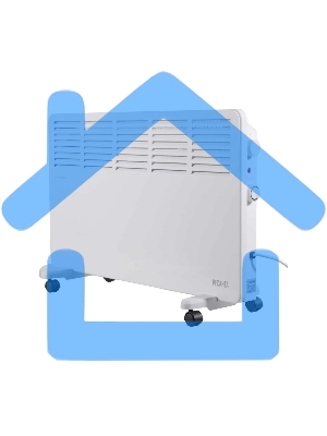 Конвектор Ресанта ОК-2000 белый, 2000 Вт, 25 м2, термостат