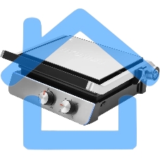 Электрогриль Hyundai HYG-4046 2200Вт черный/серебристый