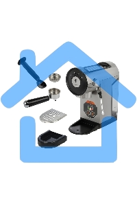 Кофеварка рожковая LEONORD LE-1749 (108134) черный/стальной, исп. кофе - молотый, 0,8 л, 1360 Вт, 20 бар