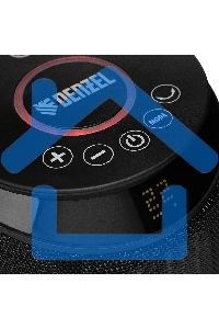 Тепловентилятор керамический Denzel DTFC-2000X, 1000/2000 Вт, 20 м2, 3 режима, пульт, Wi-Fi, термостат