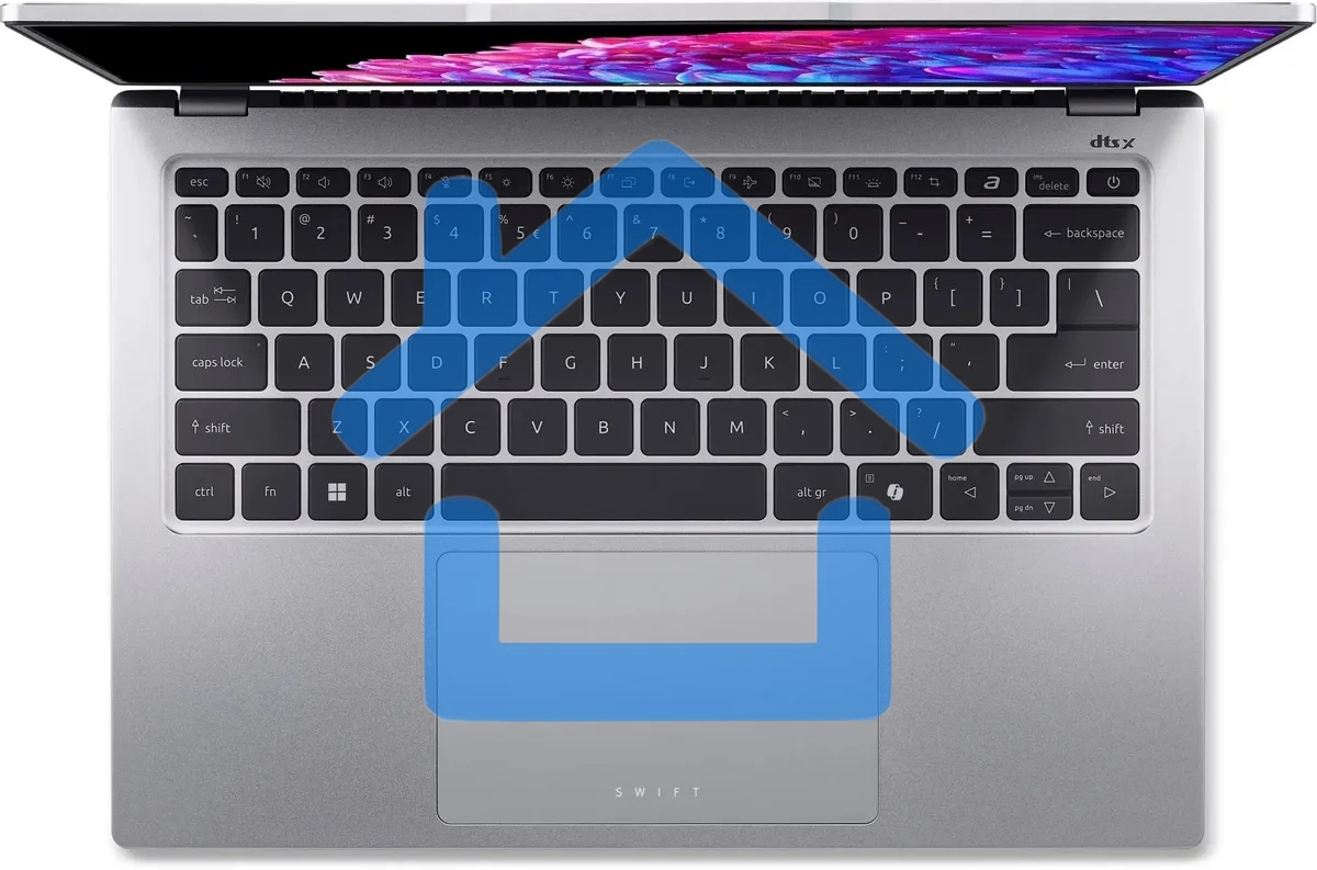 Ноутбук Acer Swift Go 14 SFG14-73-70EH серебристый NX.KSGCD.002 Core Ultra 7 155H 16Gb SSD  1Tb Intel Arc 14