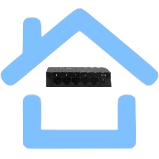 Неуправляемый коммутатор ORIGO OS2105/A1A 5x1000Base-T, корпус пластик