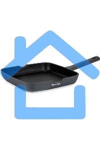 Сковорода Rondell Stripes RDA-1616 квадратная 28см покрытие: Xylan Plus ручка несъемная (без крышки) серый