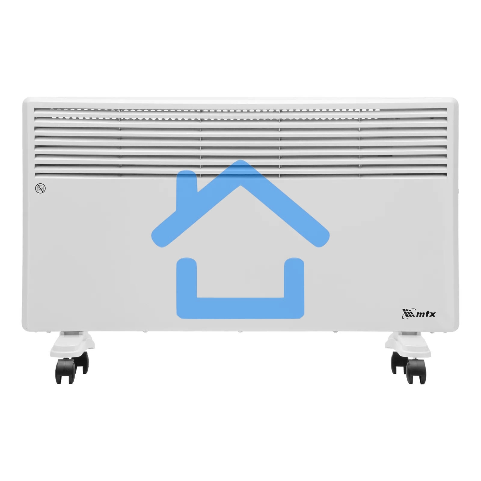 Конвектор электрический MTX CH-2000, белый, 2000 Вт, 25 м2, термостат