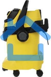 Строительный пылесос Karcher WD 5 V-25/5/22 желтый, 1100 Вт, уборка сухая/сбор воды, пылесборник мешок/контейнер, 25 л