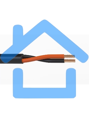 Кабель акустический 300 м, 14 AWG HighFlex, 4 мм2, диаметр 11мм, медь 120 x 0,2 мм, черный, бухта