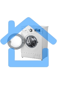 Стиральная машина LG F1096ND3 белая, загрузка фронтальная 6кг, 1000 об/мин., класс: A