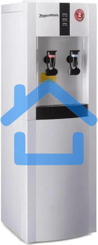 Кулер Aqua Work 16-LDR напольный электронный белый/черный