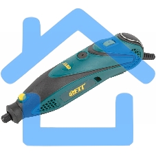 Гравировальная машина DG-137PL, 135 Вт, 10000-32000 об/мин, 2,4/3,2 мм, БС щеток, набор насадок, пластик. кейс