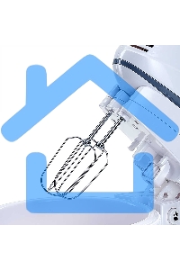 Миксер DELTA LUX DE-7901C белый с серым