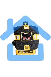 Лазерный уровень LX 05 Red, 20 м, 635 нм, акк. Li 5200 mAh, резьба 5/8