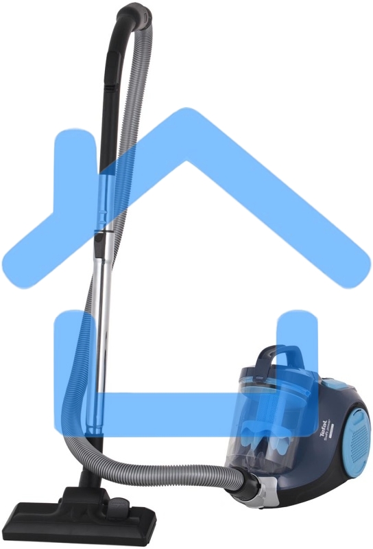 Пылесос Tefal TW2971EA синий, 200/750 Вт, уборка сухая, пылесборник контейнер 1.2 л