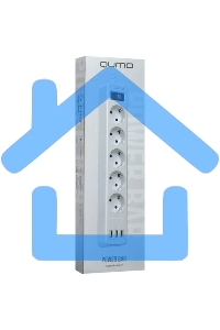 Сетевой фильтр QUMO Power Bar 5SP4U (P-0005), белый