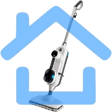 Швабра паровая Hyundai HYV-SM710 1500Вт белый/серый