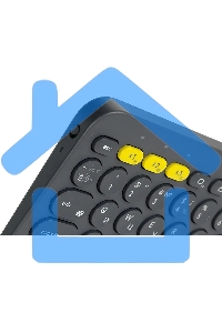 Клавиатура Logitech K380 беспроводная, Bluetooth, темно-серый