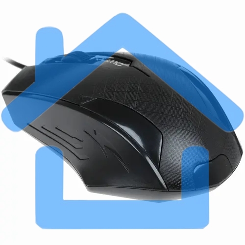 Мышь проводная Qumo Office M14 черный, 1000 dpi, USB, кнопки - 3