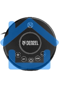 Тепловентилятор керамический Denzel DTFC-2000X, 1000/2000 Вт, 20 м2, 3 режима, пульт, Wi-Fi, термостат