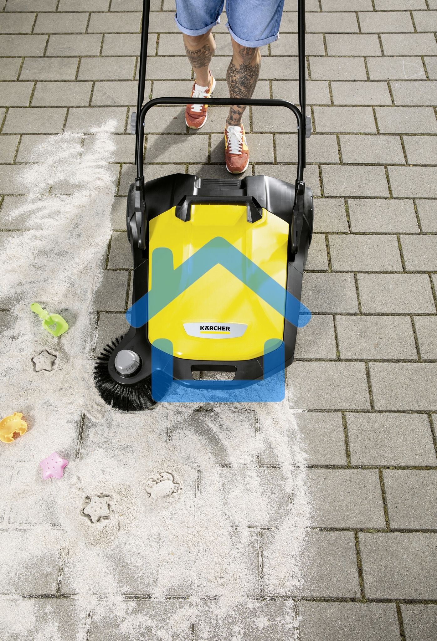 Подметальная машина ручная Karcher S 6 38 л, 2500 м²/ч
