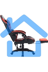 Кресло игровое Defender Colran черный/красный, класс 4, PU, подножка