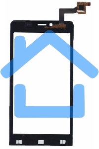 Сенсорное стекло (тачскрин) для Micromax Q370, черное