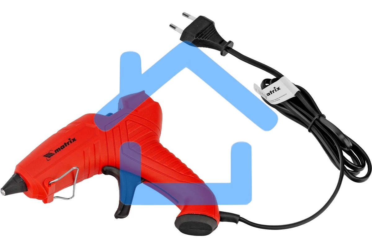 Клеевой пистолет Matrix, 11 мм, 25 (80) Вт, 16 г/мин