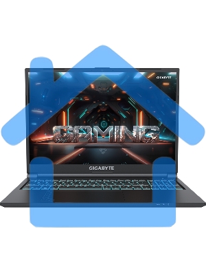 Ноутбук Gigabyte G6 черный KF-H3KZ854KD Core i7 13620H 16Gb SSD1Tb NVIDIA GeForce RTX 4060 8Gb 16