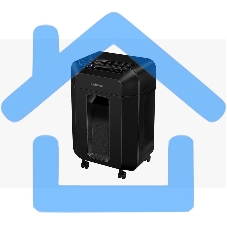 Шредер Fellowes AutoMax 80M FS-46215, минирезка, DIN P-4, 4х12 мм, автоподача 80 лст., 17 лтр., автореверс, уничт.: скобы, скрепки, пл. карты