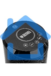 Тепловентилятор керамический Denzel DTFC-2000X, 1000/2000 Вт, 20 м2, 3 режима, пульт, Wi-Fi, термостат