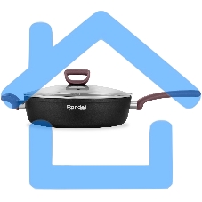 Сотейник Rondell Fest RDA-1526 d=28см (с крышкой) черный