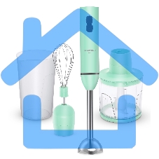 Блендер погружной Starwind SBP1113c 750Вт белый/зеленый