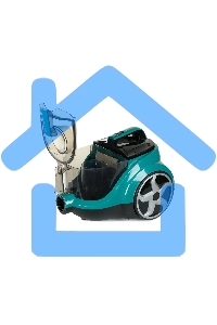 Пылесос Kraft KF-KVC2106 зеленый/черный, 380/2100 Вт, уборка сухая, пылесборник контейнер, 2.5 л