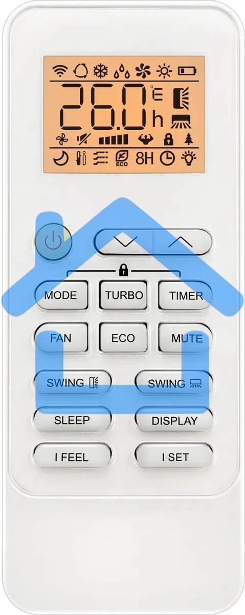 Кондиционер сплит-система Coolfort CF-4103 12000 BTU, 35 м², 37 дБ, охлаждение, обогрев, белый