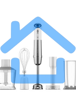 Блендер погружной Redmond BH421 1800Вт белый