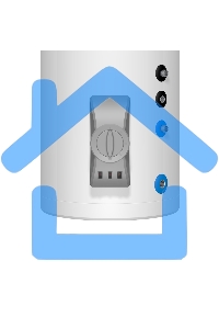 Водонагреватель Thermex IRP 200 V (combi) PRO 6кВт 200л комбинированный напольный
