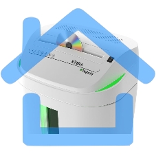 Шредер Kobra C4-Hybrid E/S серый (секр.P-4) перекрестный 15лист. 40лтр. скрепки скобы пл.карты CD