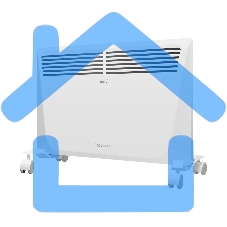 Конвектор Ballu Enzo BEC/EZER-1500 белый, 1500 Вт, 20 м2, термостат, дисплей