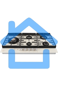 Газовая варочная панель HIBERG VM 9155 Y, бежевый