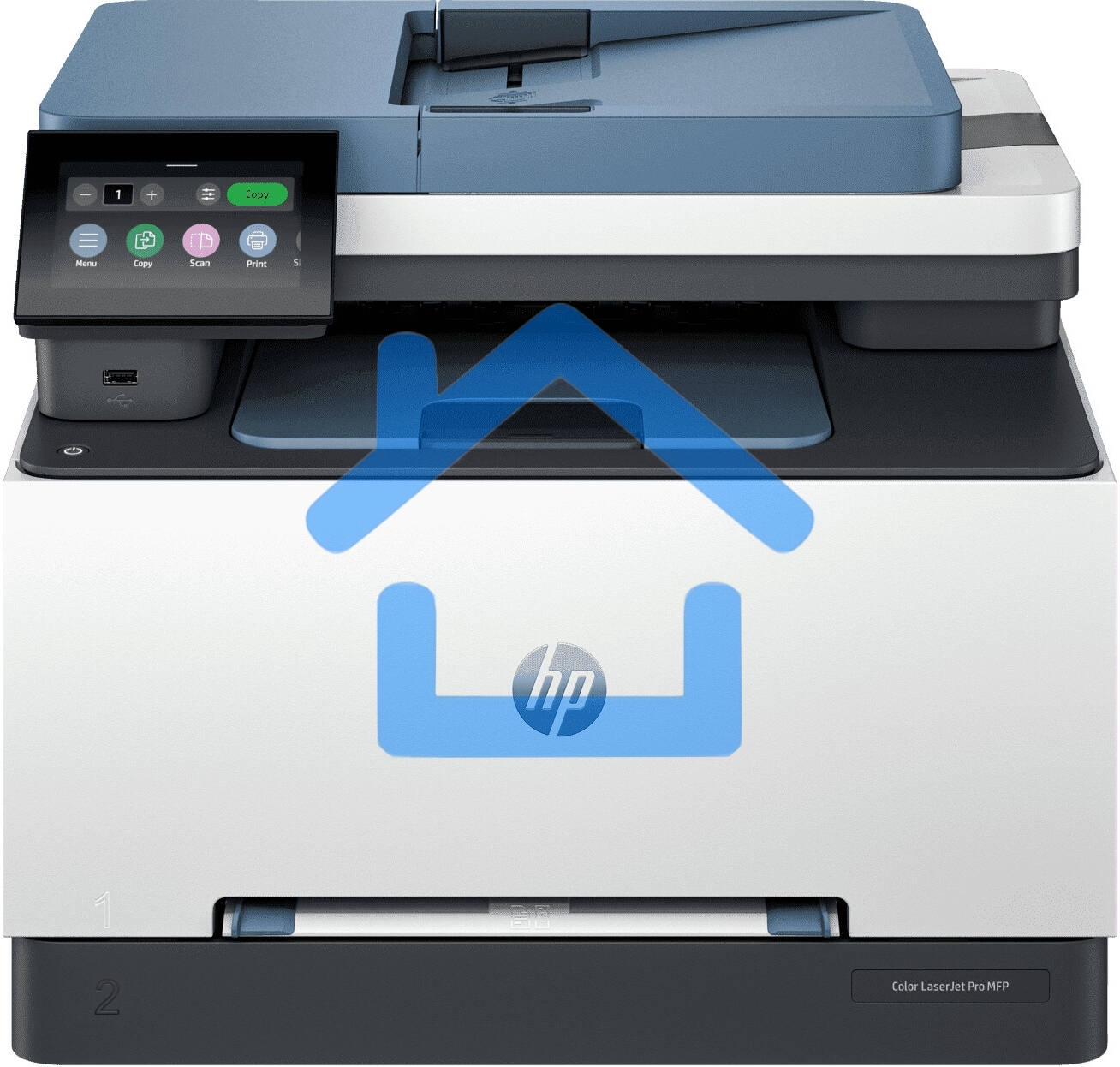 МФУ лазерный HP Color LaserJet Pro MFP 3303fdw (499M8A), A4, цветной, печ. до 25 стр/мин., скан. до 19 стр./мин., 600x600 dpi, Ethernet, USB, Wi-Fi