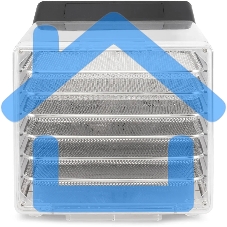 Сушка для фруктов и овощей Hyundai HYFD-8800 12под. 600Вт черный