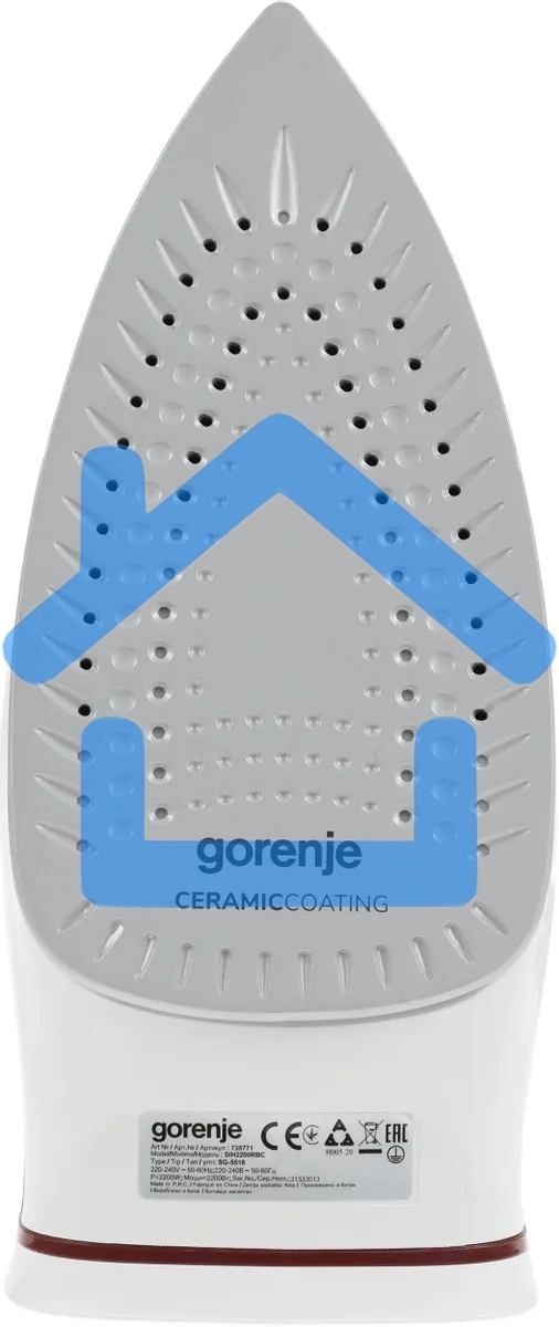 Утюг Gorenje SIH2200RBC 2200Вт красный/белый