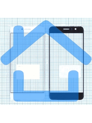 Стекло для Huawei Honor 8 белое